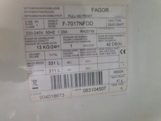 Nevera Fagor A+