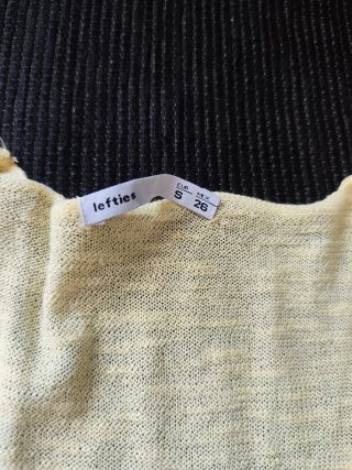 Jersey fino amarillo talla S