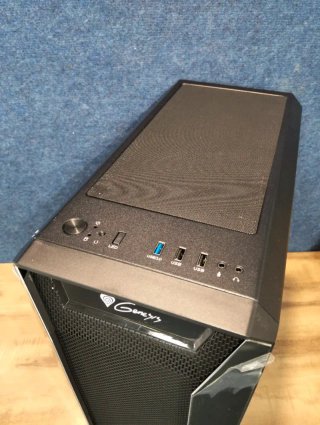 Caja Gaming Genesis IRID 513 ARGB Cristal