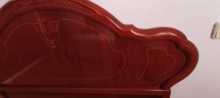Cabecero 135cm y 2 mesillas de madera