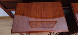 Cabecero 135cm y 2 mesillas de madera