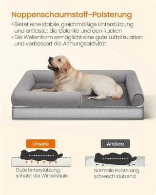 Cama ortopédica perro 135x107cm Feandrea PGW079G02