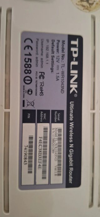TP-Link TL-WR1043ND Router Inalámbrico N Gigabit