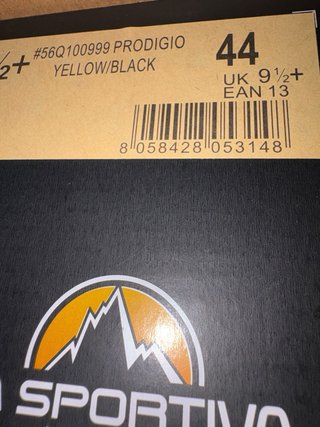 Zapatillas La Sportiva Prodigio Rojas y Amarillas