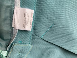 Conjunto blusa y falda turquesa T50