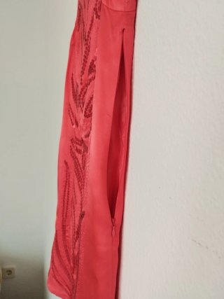 Vestido  coral VANDOO lentejuelas