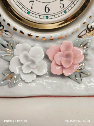 Orologio gatti in porcellana kitsch decorativa retrò