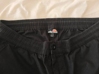 Pantalón corto cargo Ellesse negro