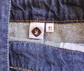 Set gonne+salopette jeans bambina