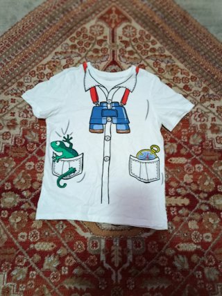 Camiseta infantil con estampado de explorador