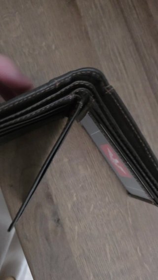 Cartera Billetera Negra/Marrón Nueva