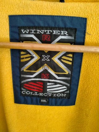 Cazadora Rox Vintage Hombre Azul/Amarillo