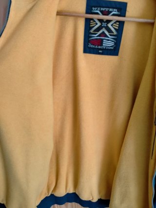 Cazadora Rox Vintage Hombre Azul/Amarillo