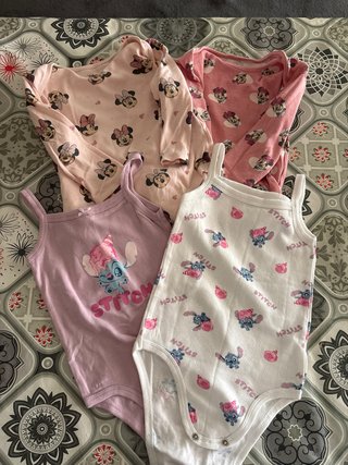 Lote Ropa Bebé Stich y Minnie