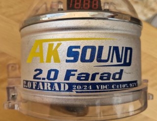 AK SOUND 2.0 Farad Capacitor