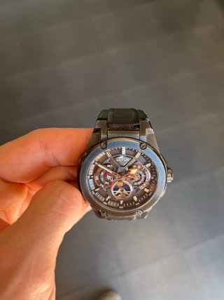 Reloj Lotus Vortex Negro y Plateado
