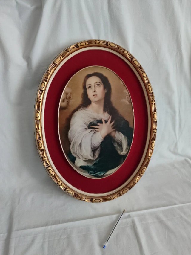 Gran Cuadro Inmaculada Ovalado