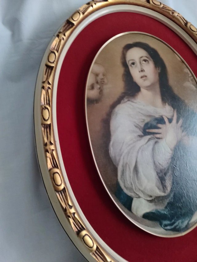 Gran Cuadro Inmaculada Ovalado