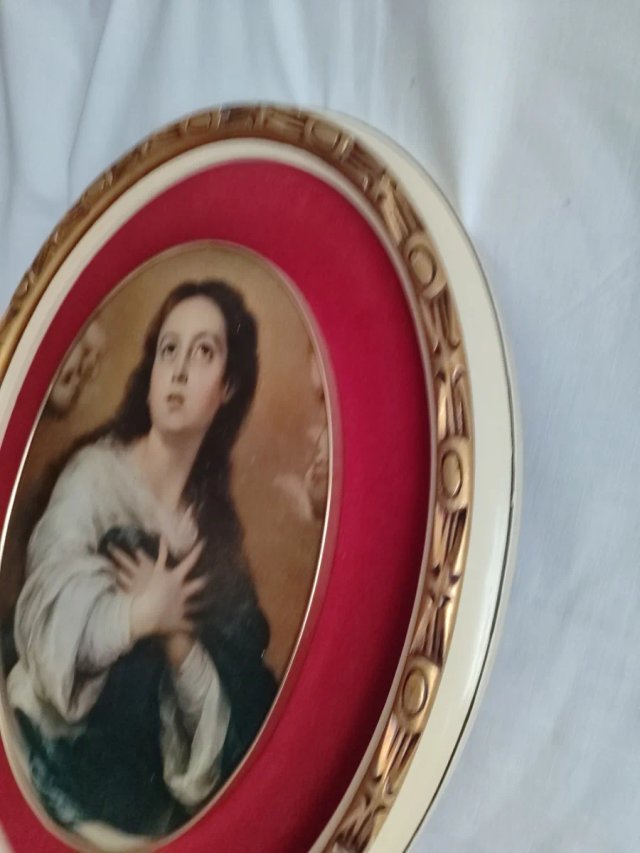Gran Cuadro Inmaculada Ovalado