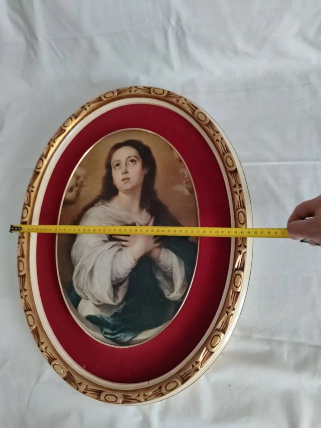 Gran Cuadro Inmaculada Ovalado