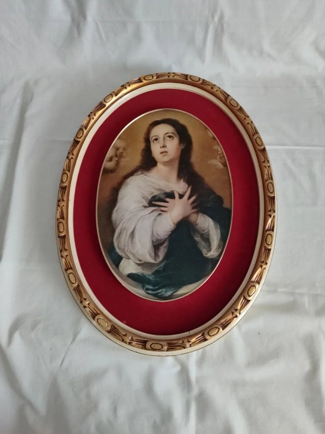 Gran Cuadro Inmaculada Ovalado