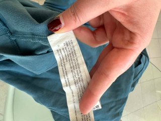 T-shirt Zara Uomo Blu Taglia M