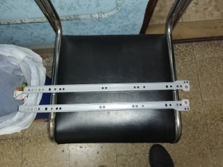 Binari per cassetto nuovi 50cm con rotella
