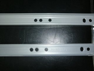 Binari per cassetto nuovi 50cm con rotella