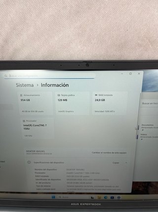 Portátil Asus ExpertBook B1 B1503CVA#261347