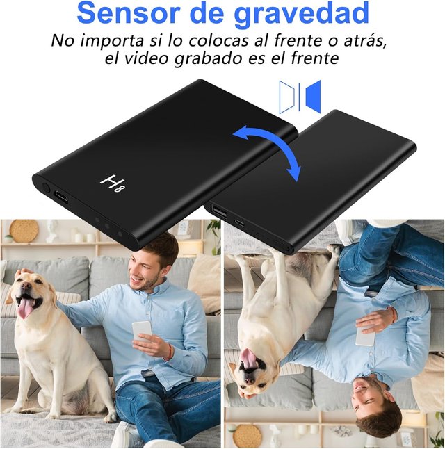 TANGMI H8 Cámara Espía  Sensor  Gravedad 1080P HD