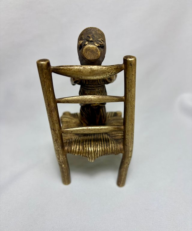 Figura niña bronce de Viena. S.XIX