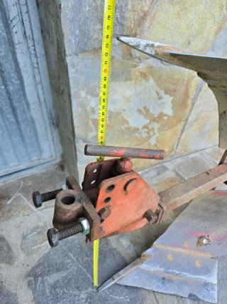 Arado reversible vertedera para motocultor chimpin