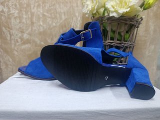 Sandalias azules de ante nuevas talla 42