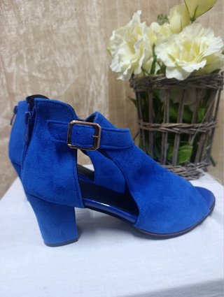 Sandalias azules de ante nuevas talla 42