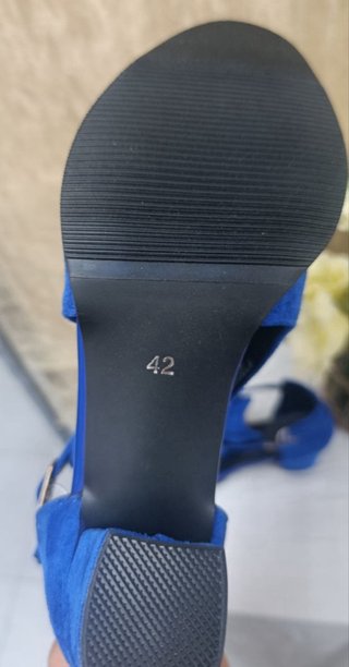 Sandalias azules de ante nuevas talla 42