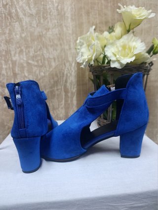 Sandalias azules de ante nuevas talla 42