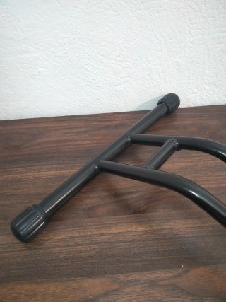 Soporte para bicicleta de suelo negro metal, nuevo