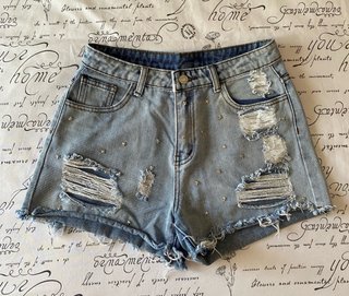 Shorts vaqueros con estrellas - Talla 36/38