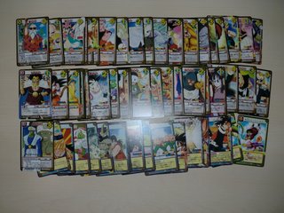 Dragon ball Cardgame lot part 1-6 (280+ cards)