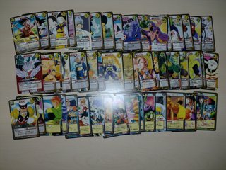 Dragon ball Cardgame lot part 1-6 (280+ cards)