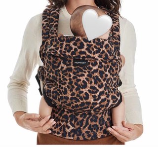 Portabebés ergonómico estampado leopardo