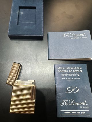 Mechero S.T. Dupont Dorado