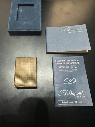 Mechero S.T. Dupont Dorado