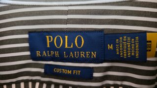 Camisa Polo Ralph Lauren Rayas Talla M