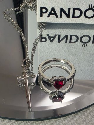 Conjunto Collar y Anillo Corazón Eterno