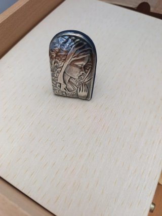 Estampa Virgen Plata 999