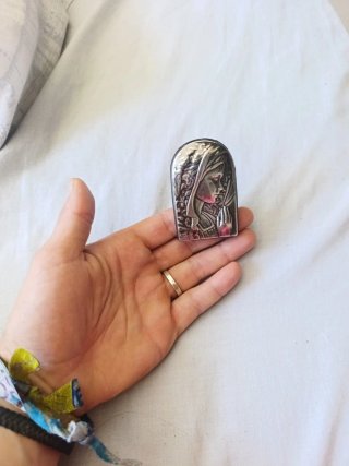 Estampa Virgen Plata 999