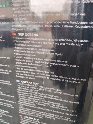 Tabla de paddle surf inflable BESTWAY  kayak de 3,30 m