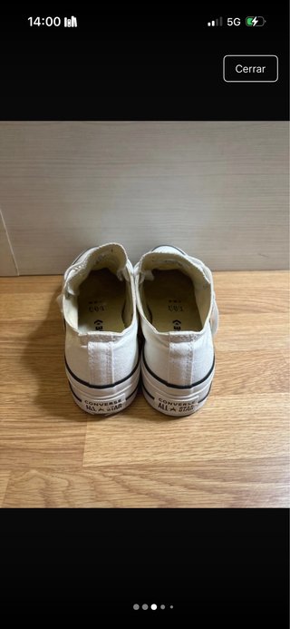 Converse All Star Plataforma Blancas