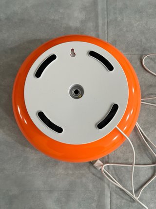 Lampada Donut Ciambella Stile Bauhaus Arancione